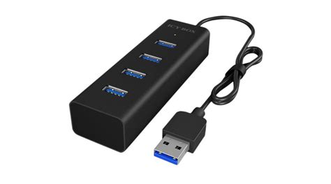 IB HUB1409 U3 ICY BOX Hub USB Fiche USB A 3 0 USB Ports 4 Prise