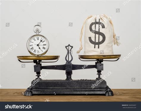 Time Money Old Pocket Watch Bag Stock Photo Shutterstock