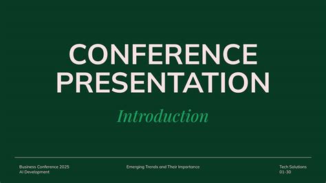 Conference Presentation Slides Renderforest