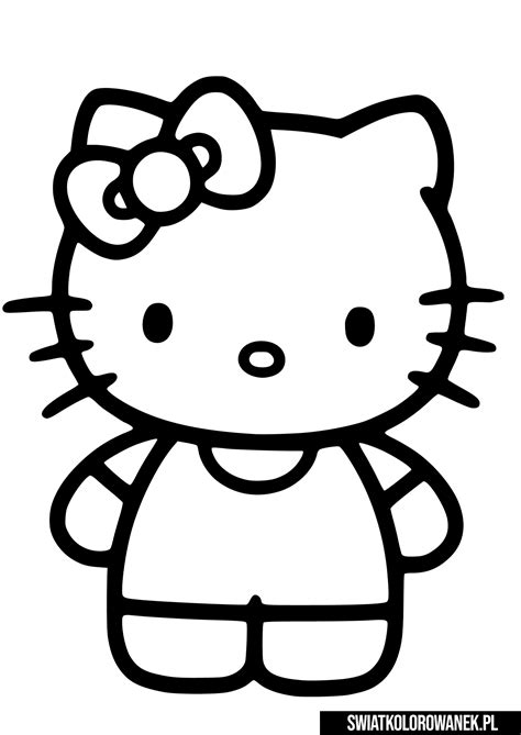 Hello Kitty Kolorowanki Darmowe Kolorowanki Do Druku