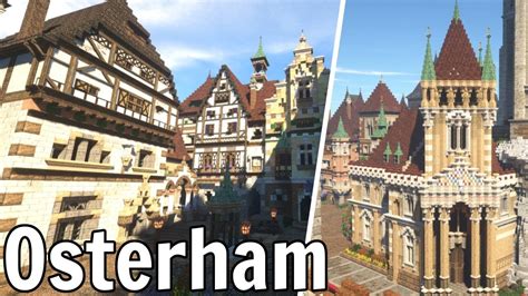 Medieval Minecraft Bank Building Osterham 12 Youtube