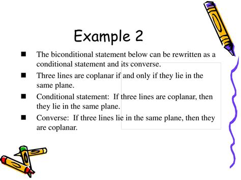 Ppt 2 2 Definitions And Biconditional Statements Powerpoint