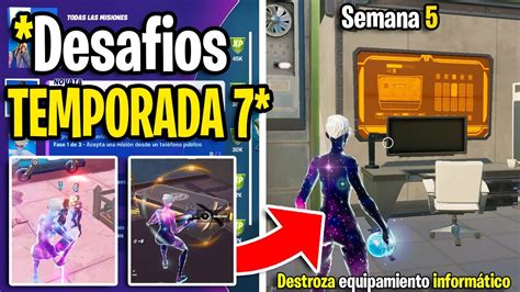 Como Completar Todos Los Desafios De La Semana 5 En Fortnite