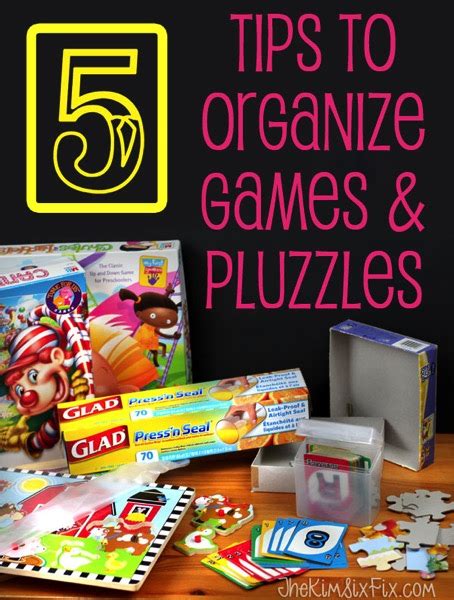 Organize Board Games Card Games And Puzzle With These Five Tips You