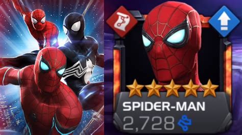 5 Star Stark Enhanced Spider Man Rank Up Marvel Contest Of Champions Youtube