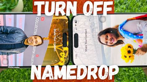 How To Turn Off Disable Namedrop On Iphone Ios Youtube