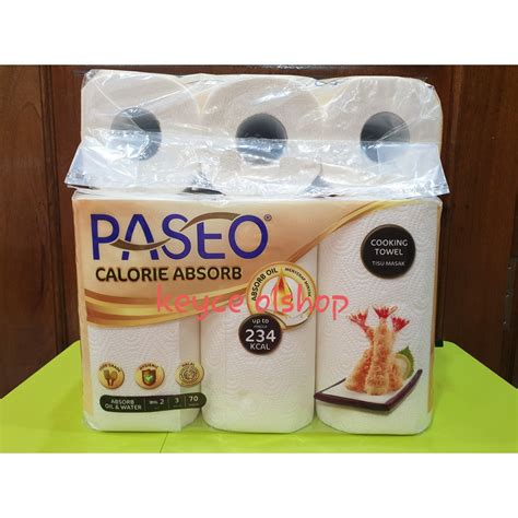 Jual Tissue Tisue Tissu Tisu Paseo Calories Absorb Cooking Towel 3