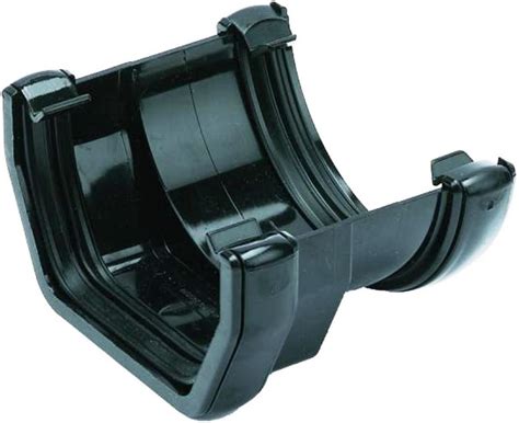 FLOPLAST 114mm Square To 112mm Round Gutter Adapter Black Amazon Co