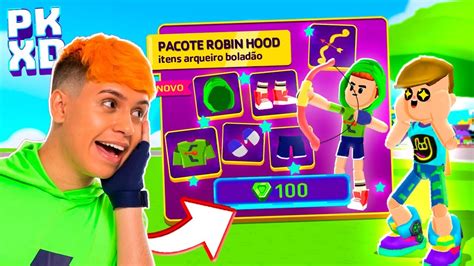 SPOILER NOVO PACOTE DO ROBIN HOOD PK XD YouTube