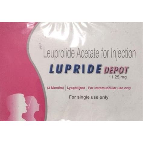 Lupride Leuprolide Acetate Injection Treatment Symptoms Of Prostate