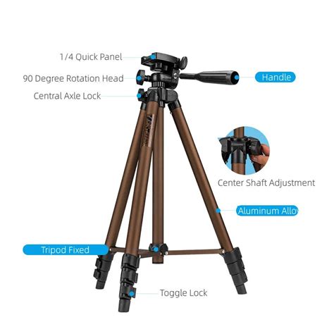 Weifeng Wt Camera Tripod With Quick Release Plate Pan