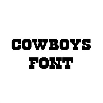 Dallas Cowboys Font Free