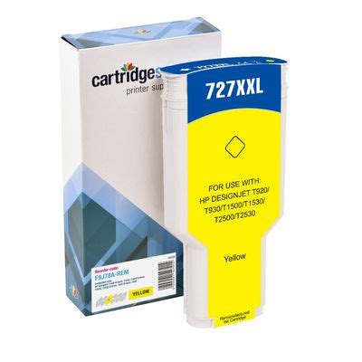 Compatible HP 727 Extra High Capacity Yellow Ink Cartridge F9J78A