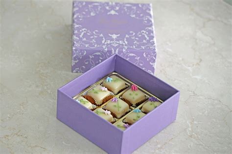 Box Of Lemon Petit Four Demitasse Bon Vivant New York Luxury