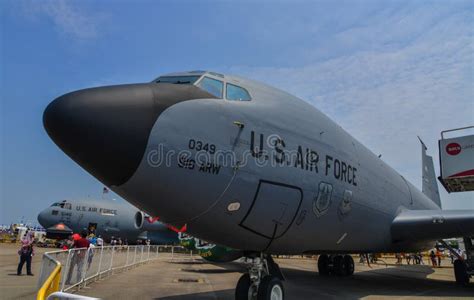 Aircraft on Display in Changi, Singapore Editorial Photography - Image ...