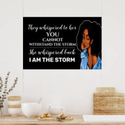 I Am The Storm Poster | Zazzle