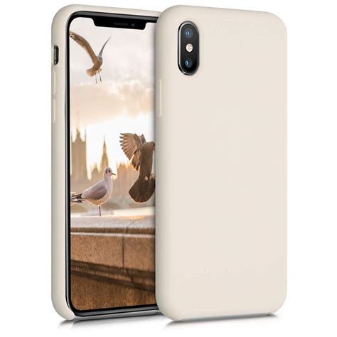 kwmobile スマホケース 対応 Apple iPhone XS ケース TPU リキッド シリコン カバー 耐衝撃 傷防止