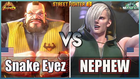 Street Fighter Snake Eyez Rank Zangief Vs Nephew Ed Sf