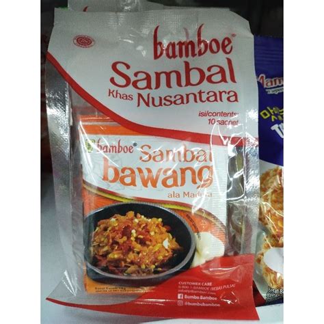 Jual Bamboe Sambal Bawang Ala Madura Sachet Shopee Indonesia