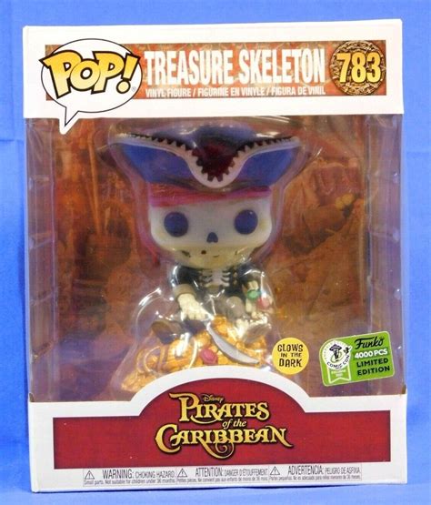 Pop Pirates Of The Caribbean Treasure Skeleton Eccc Funko Disney