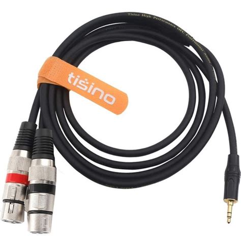 Tisino Dual Xlr A Cable De Micr Fono Est Reo De M Cuotas Sin