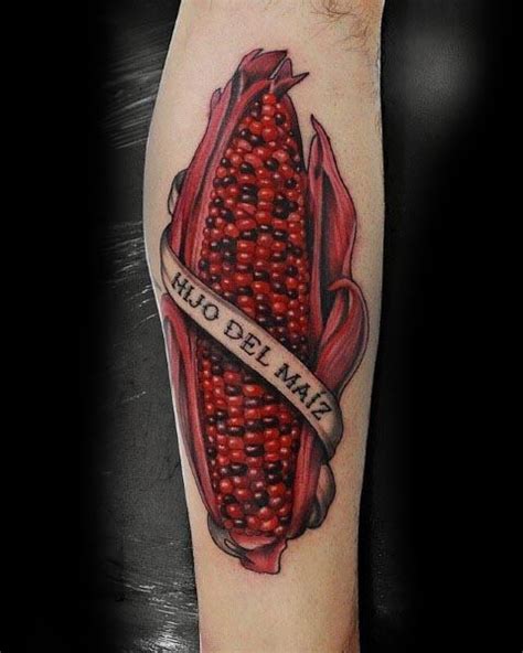 50 Corn Tattoo Ideas For Men - Maize Designs