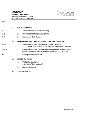 Fillable Online Osoyoos Civicweb Pm In Council Chambers Fax Email