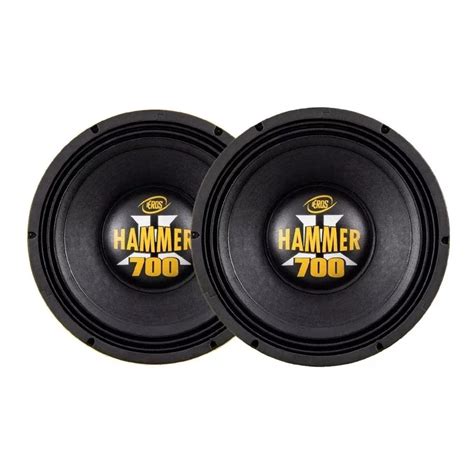 Kit Par De Alto Falante Eros E 12 Hammer 700w Rms 4 Ohms Submarino