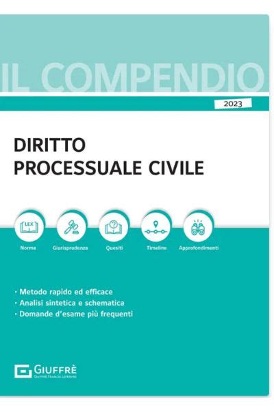 Compendio Di Diritto Processuale Civile 2023 0 9788828847656