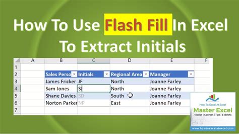 Fill Series In Excel Quickly Using Flash Fill Youtube