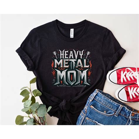 Heavy Metal Mom Shirt Funny Heavy Metal Mama Shirt Thrash Metal Ts