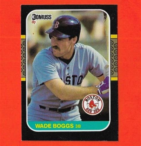 Donruss Wade Boggs Boston Red Sox Hof Ebay