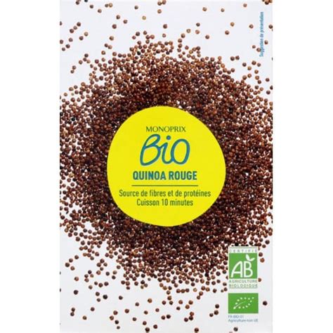 Monoprix Bio Quinoa Rouge Monoprix Fr