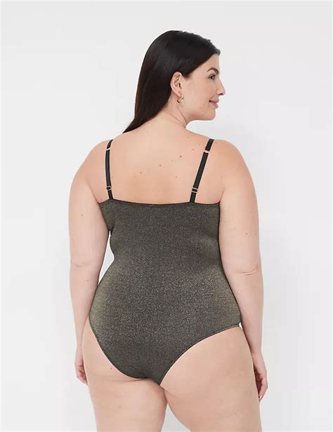 Glitter Knit Bodysuit 1137058 Lanebryant