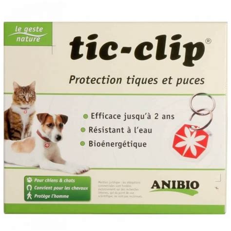 Tic Clip Anibio M Daille Anti Puces Tiques Naturelle Chien Et Chat