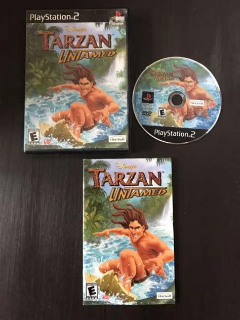 DISNEY S TARZAN UNTAMED Sony Playstation 2 2001 PS2 COMPLET TESTÉ