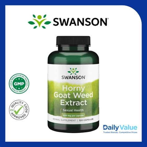 Swanson Horny Goat Weed Extract Mg Capsules Shopee Philippines