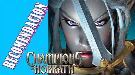 RECOMENDACIÓN CHAMPIONS OF NORRATH PS2 YouTube