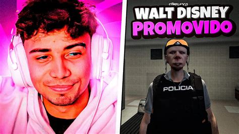 WALT DISNEY É PROMOVIDO NA POLÍCIA GTA RP LUCAS ZIEMLICH YouTube