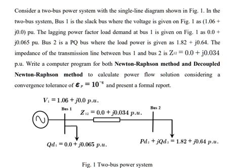 SOLVED Newton Raphson And Decoupled Newton Raphson Power Flow Solution