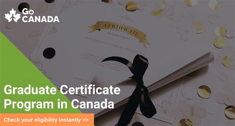 Graduate Certificate Program in Canada | GoCanada