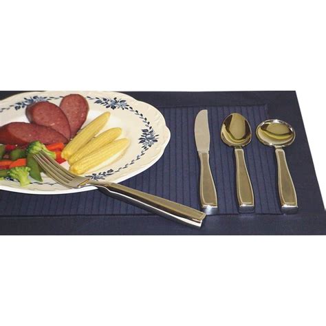 KEatlery Weighted Utensils: weighted fork, knife & spoon