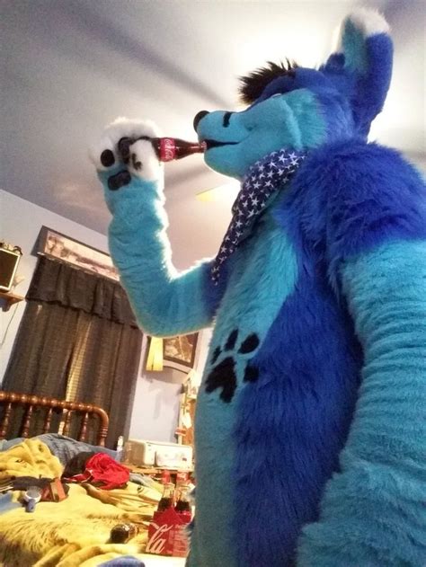 Blue Fluffaholic Mff Squigglesfolf Twitter Anthro Furry