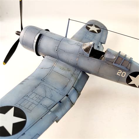 F4U-1A in 1:48 Scale, Pro Built Model With Diorama - Etsy