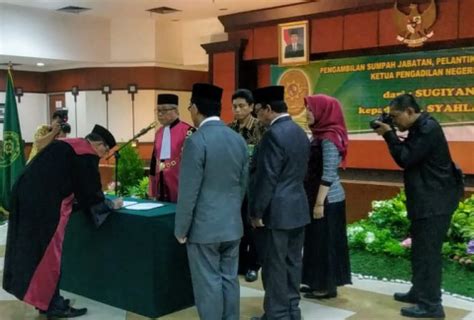 Dr Syahlan Sh Mh Dilantik Sebagai Ketua Pn Jakarta Barat