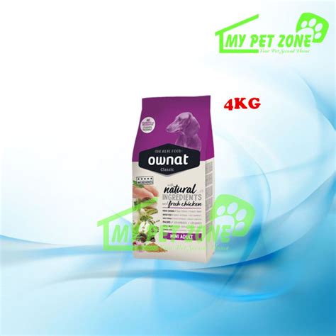 Ownat Classic Mini Adult Chicken Dog Food 4KG | Lazada