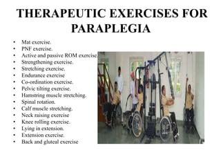 Rehabilitation for paraplegia and quadriplegia | PPT