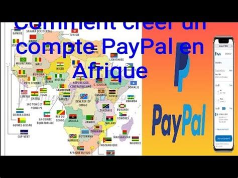 Comment Cr Er Un Compte Paypal En Afrique Youtube