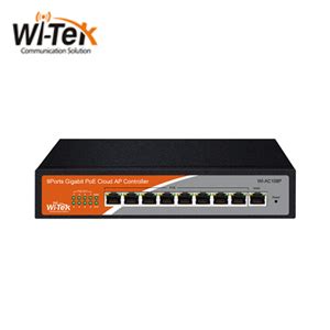 Wi Tek Wireless Ap Controller With Gigabit Poe Ports Cctv Camera Nepal