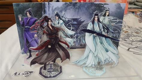 Mdzs wangxian wei wu xian lan wangji acrylic standee jiang cheng lan ...